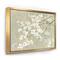 Designart - Dogwood in Spring Neutral - Farmhouse Canvas in Gold Frame